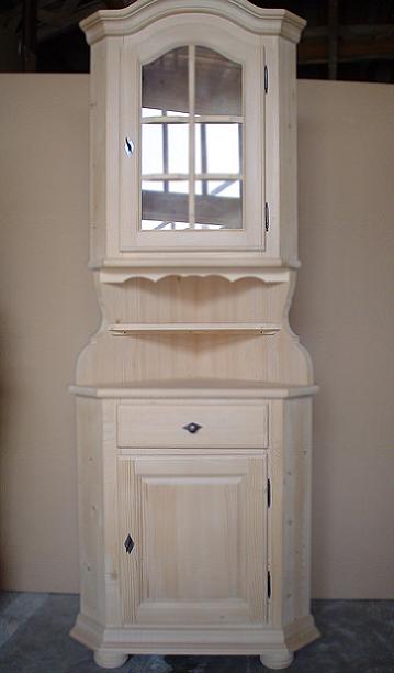 bufet rustic de colt 2 usi 1 sertar